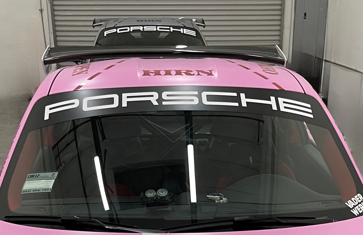 Porsche Window Banner