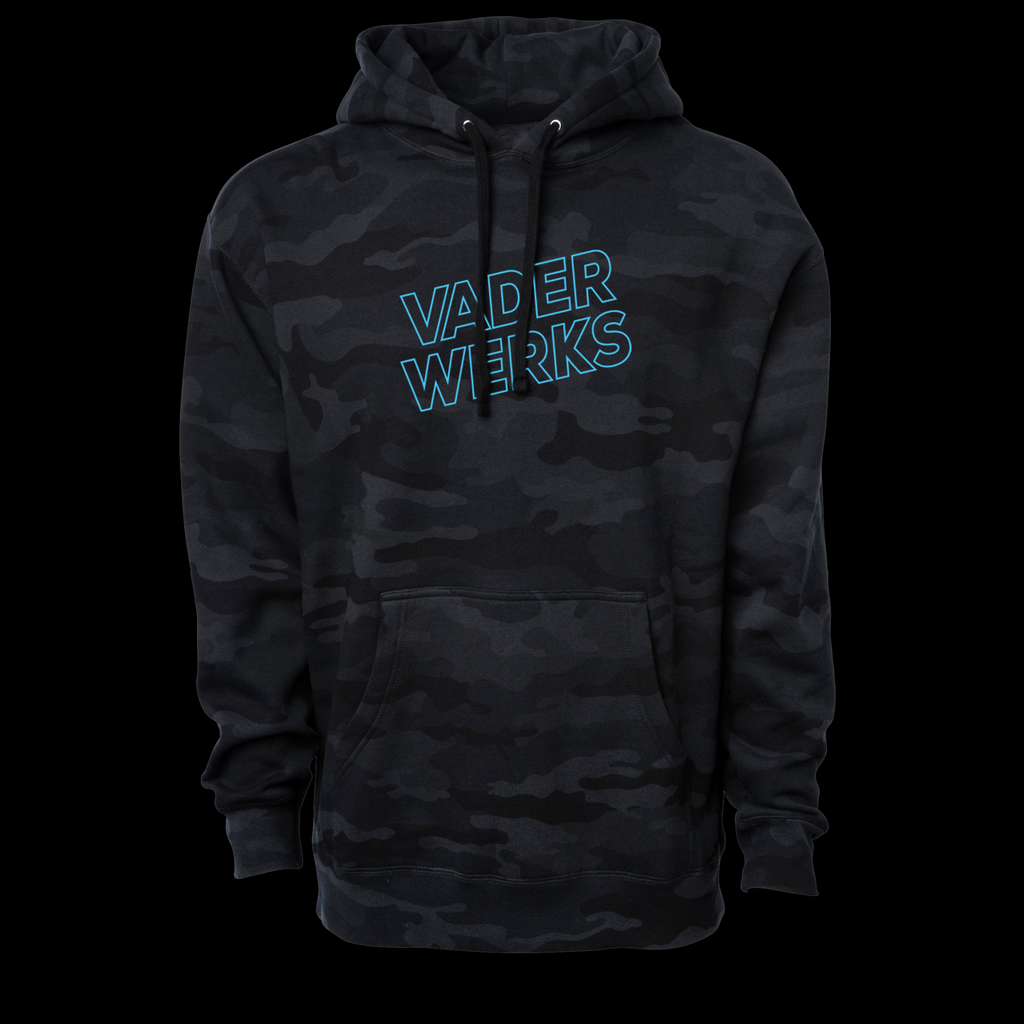 VADERWERKS BLACK CAMO HOODIE - Blue Big