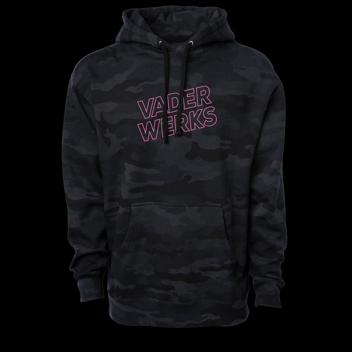 VADERWERKS BLACK CAMO HOODIE - Pink Big