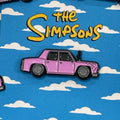 The Simpsons - Homers Pink Sedan Enamel Pin