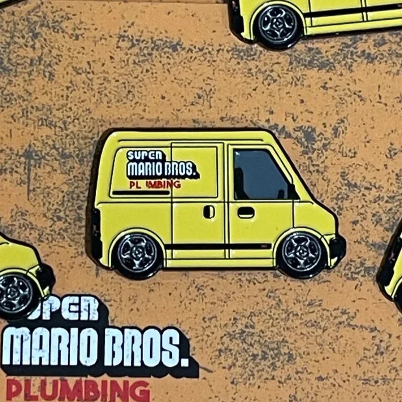 The Super Mario Bros. Movie - Plumbing Van Enamel Pin