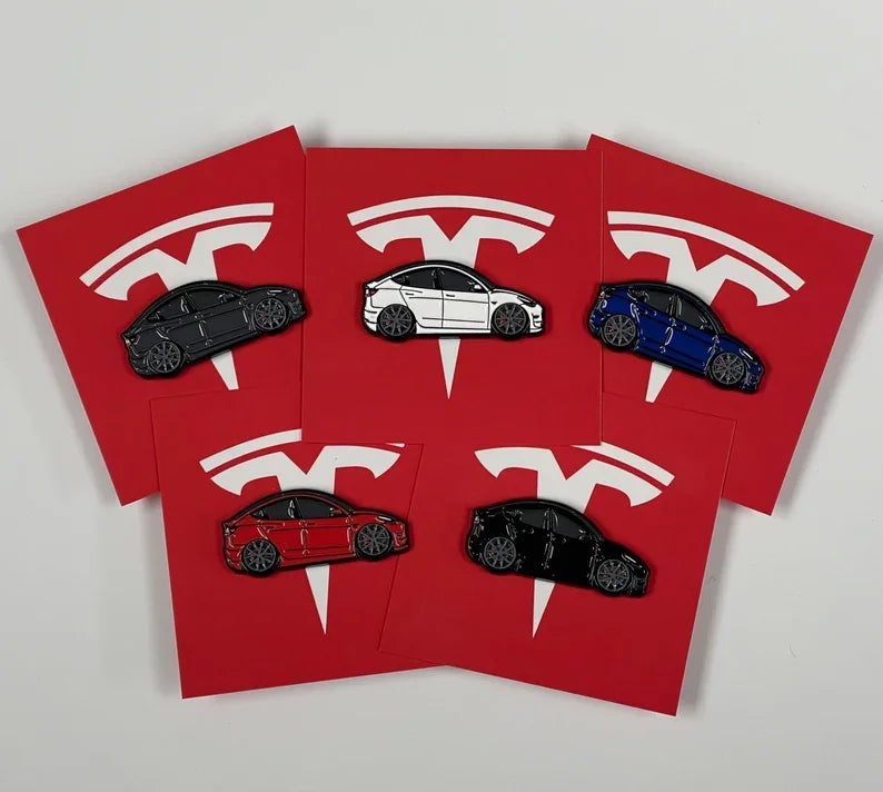 Tesla - Model 3 Enamel Pin